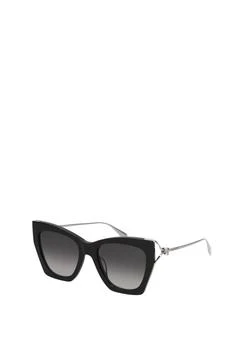 Alexander McQueen | Sunglasses Metal Black Grey 7.1折