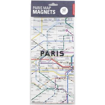 商品Kikkerland | Kikkerland Paris Map Magnets,商家Zavvi US,价格¥44图片