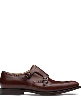 product double-buckle monk shoes - men image