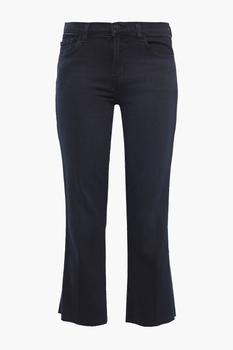 推荐Selena cropped mid-rise bootcut jeans商品