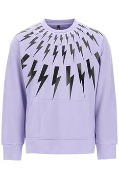 Neil Barrett | Neil Barrett Thunderbolt Print Crewneck Sweatshirt 4.3折