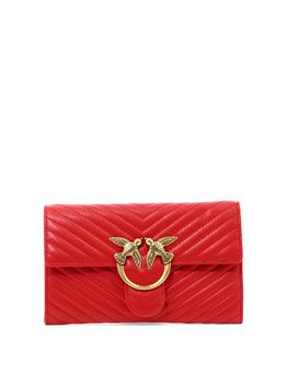 pinko bag链条包, PINKO | Pinko Love Classic Quilted Chain Wallet商品图片 8.1折