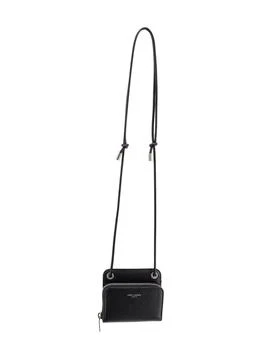 Yves Saint Laurent | Leather card holder with shoulder bag 7.9折, 独家减免邮费