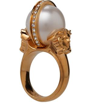 商品Versace | 水钻、珍珠戒指,商家24S CN,价格¥2116图片