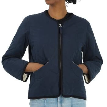 推荐A.P.C. Ladies Dark Navy Nath Quilted Cotton Jacket, Brand Size 42 (US Size 10)商品