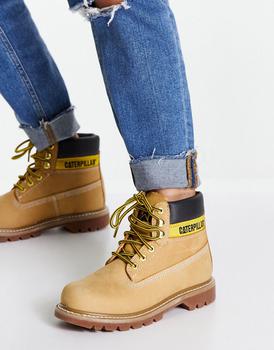 推荐Cat Footwear leather colorado boots in honey商品