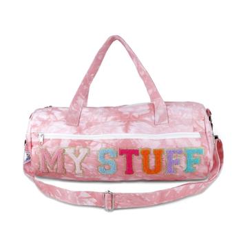 Andy & Evan | Tie Dye Duffel Bag With Brij Tech in Pink商品图片,6.5折
