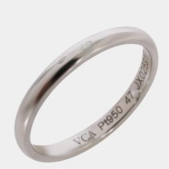 Van Cleef & Arpels, [二手商品] Van Cleef & Arpels | Van Cleef & Arpels Tendrement Wedding Band in 950 Platinum商品图片 
