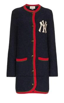 推荐Blue Cardigan With New York Yankees ™ Patch商品