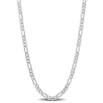 商品3.8 mm Figaro Chain Necklace in Sterling Silver,商家Jomashop,价格¥380图片