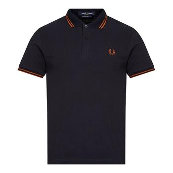 Fred Perry | Fred Perry Twin Tipped Polo Shirt - Navy / Nut商品图片,7折