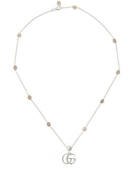 Gucci | Double G Mother Of Pearl Necklace商品图片,
