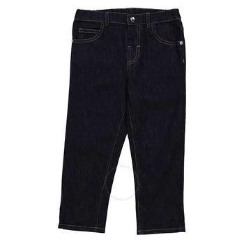 Moncler | Kids Embroidered Straight-Leg Denim Jeans,商家Jomashop,价格¥1082