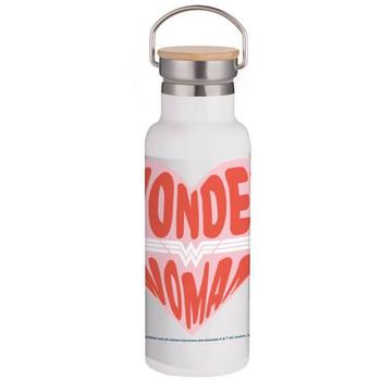 推荐Wonder Woman Heart Portable Insulated Water Bottle - White商品