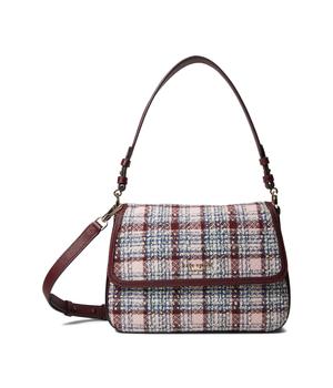 kate spade帆布包, Kate Spade | Hudson Tweed Fabric Medium Convertible Flap Shoulder Bag商品图片 