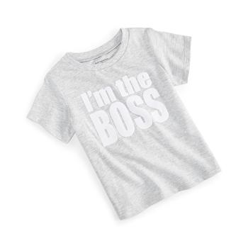 First Impressions | Baby Boys Boss T-Shirt, Created for Macy's商品图片,4.9折
