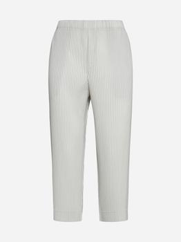 推荐Pleated fabric trousers商品