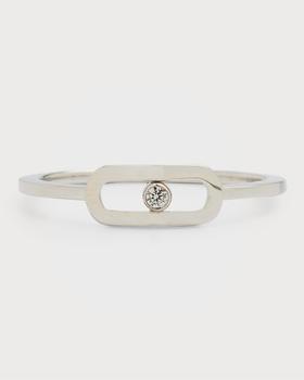 商品Messika | Move Uno 1-Diamond Ring in 18k White Gold, Size 53,商家Neiman Marcus,价格¥7102图片