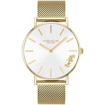 Coach | Women's Perry Gold-Tone Stainless Steel Mesh Bracelet Watch 36mm商品图片,7折