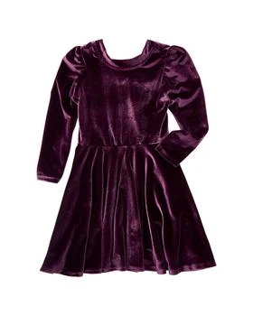 Chaser | Chaser Stretch Velvet Bow Detail Puff Sleeve Dress,商家Premium Outlets,价格¥164
