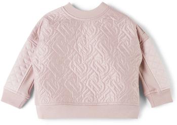 burberry卫衣, Burberry | Baby Pink Quilted Timothie Sweatshirt商品图片 