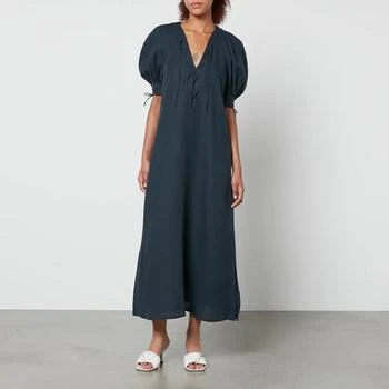 推荐Sleeper Garden Linen Midi Dress商品