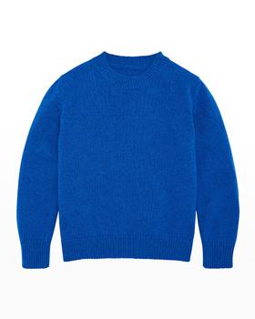 The Row, The Row | Kid's Solid Cashmere Rib-Knit Sweater, Size 2-10商品图片 2.5折