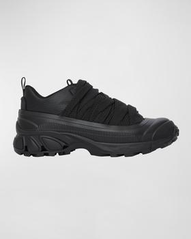 burberry鞋帆布鞋, Burberry | Men's Arthur Chunky Lace Leather & Nylon Sneakers商品图片 