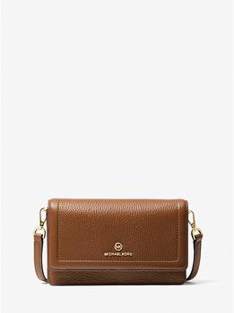 michael kors bag, Michael Kors | Jet Set Small Pebbled Leather Smartphone Convertible Crossbody Bag商品图片 7.5折