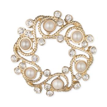 商品Anne Klein | 珍珠花环胸针, a Macy's Exclusive Style,商家Macy's,价格¥216图片