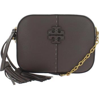 推荐Tory Burch McGraw Women's Pebbled Leather Tasseled Camera Handbag商品