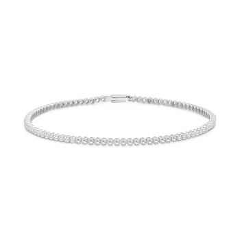 商品Macy's | Diamond Tennis Bracelet (3 ct. t.w.) in 14k White Gold,商家Macy's,价格¥26152图片