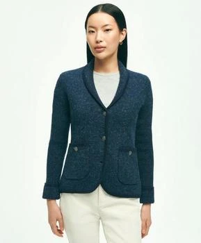 推荐Wool Shawl Collar Sweater Jacket商品
