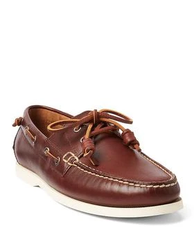 Ralph Lauren | Men's Merton Leather Boat Shoe,商家Bloomingdale's,价格¥708