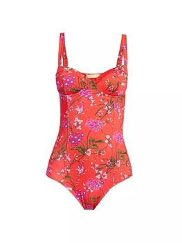 Erdem | Floral One-Piece Swimsuit,商家Saks Fifth Avenue,价格¥4089