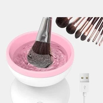 Vigor | Electric Makeup Brush Cleaner Wash Makeup Brush Cleaner Machine Fit for All Size Brushes Automatic Spinner Machine, Painting Brush Cleaner,商家Verishop,价格¥174