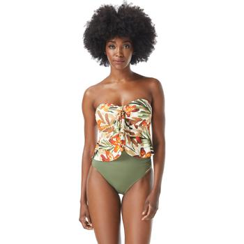 Vince Camuto经典款, Vince Camuto | Seychelles Floral Tie Front Babydoll Tankini商品图片 8折