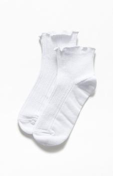 商品White Ruffle Socks图片