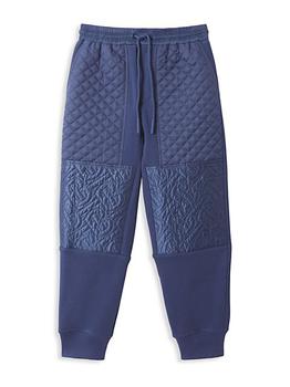 巴宝莉卫衣多少钱, Burberry | Little Boy's & Boy's Monogram-Quilted Jogger Pants商品图片 