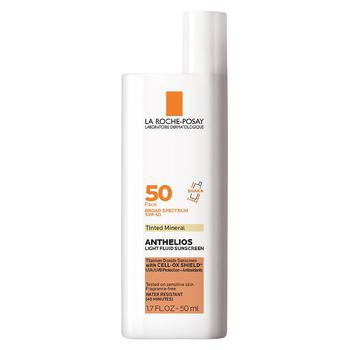 product Mineral Tinted Face Sunscreen, Anthelios Ultra Light Sunscreen for Face SPF 50 image