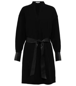 vince dress, Vince | 人造皮革边饰迷你连衣裙商品图片 