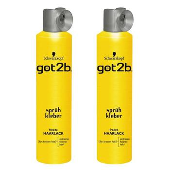 商品Schwarzkopf | Schwarzkopf Got2Be Glued Blasting Freeze Spray (2x300ml),商家Unineed,价格¥119图片