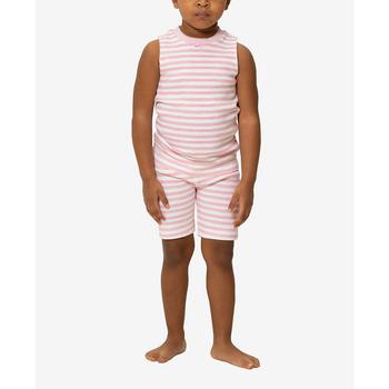 Pajamas for Peace | Petal Stripe Baby Boys and Girls 2-Piece Pajama Set商品图片,