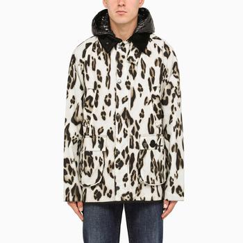 Moncler | Padded, animal-print jacket商品图片,