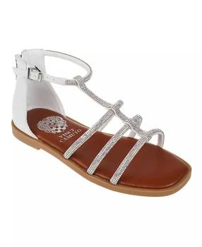 Vince Camuto | Big Girl's Fashion Sandal with Micro Stone Strappy Upper Glass stones/Polyester Sandals,商家Macy's,价格¥150