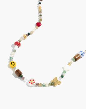 Madewell, Madewell | Happy Face Beaded Choker Necklace商品图片 8.4折