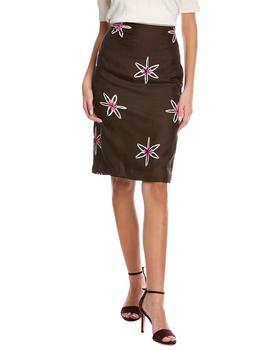 samantha, SAMANTHA SUNG | Samantha Sung Chloe Silk Pencil Skirt商品图片 3.7折