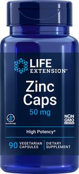 商品Life Extension | Life Extension Zinc - 50 mg (90 Vegetarian Capsules),商家Life Extension,价格¥39图片