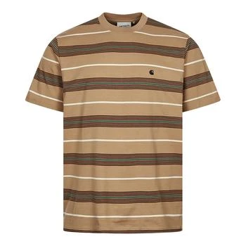 Carhartt WIP Haynes Stripe T-Shirt - Leather