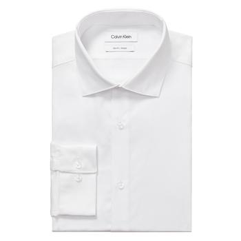 Calvin Klein | Men's Steel Slim Fit Stretch Wrinkle Free Dress Shirt商品图片,5折